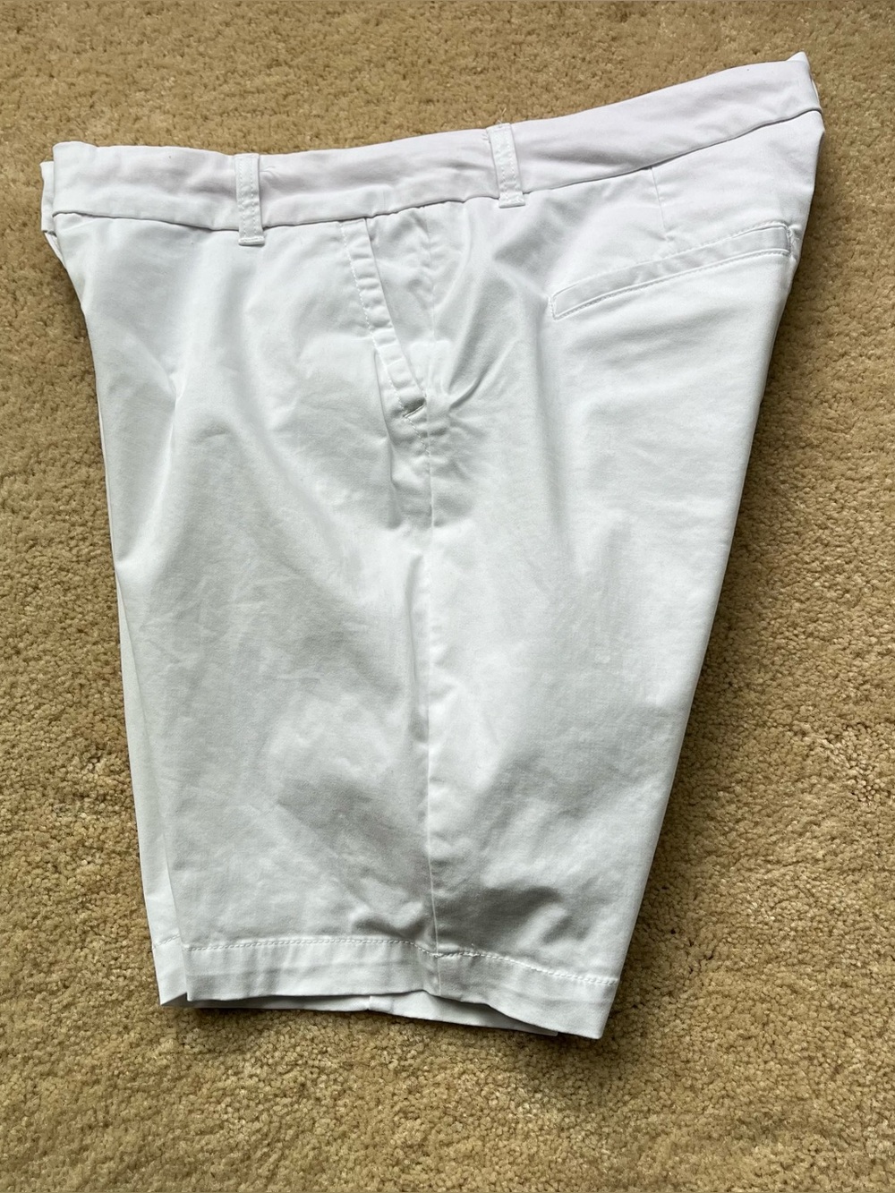 Crown & Ivy Women’s White Caroline Chino Shorts - Size 10 - VGUC - Stretch - Picture 5 of 8